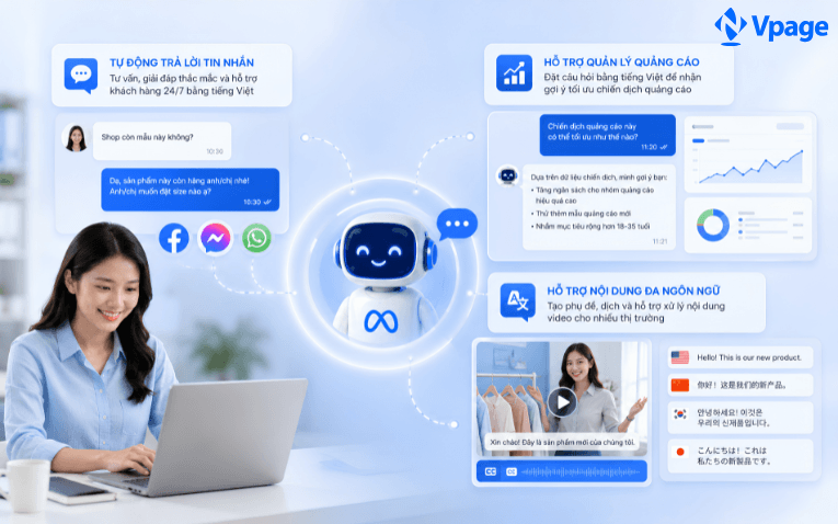 Meta Business AI hỗ trợ tiếng Việt 